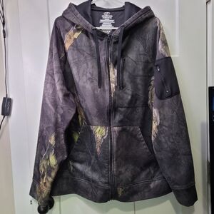 Men XL - Mossy Oak - Zip-up Hoodie - Camo / Camouflaged